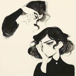 Solarchism style, Midjourney V6.1: black-and-white manga comic strip