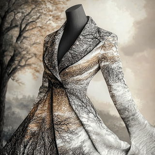 Veyran Isobar Guild style, Midjourney V6.1: haute-couture fashion outfit