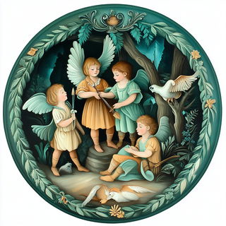 Bazaarflow style, Midjourney V6.1: classical 18th-century oil painting