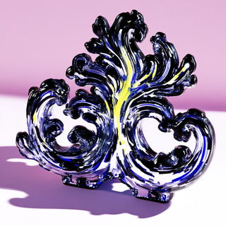 Kelmere Brushworks style, Midjourney V6.1: abstract 3D render