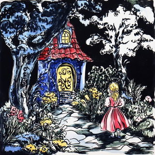 Kelmere Brushworks style, Midjourney V6.1: retro fairy-tale illustration