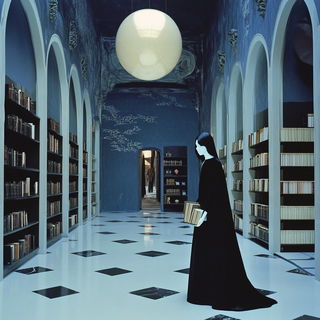Lanternblack Folktale style, Midjourney V6.1: Midlibrary