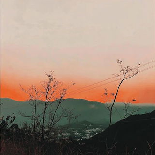 Scourpaint style, Midjourney V6.1: realistic landscape photograph of quiet dawn