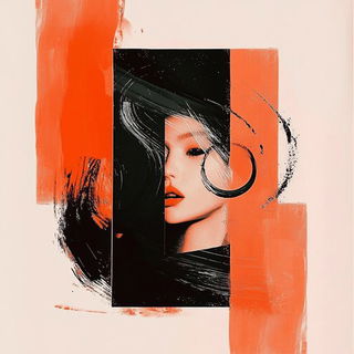 Scourpaint style, Midjourney V6.1: typographic composition with large letters