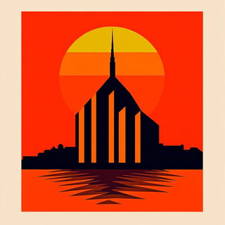 Burincloud style, Midjourney V6.1: bold minimalist logo design for Istanbul city municipal services