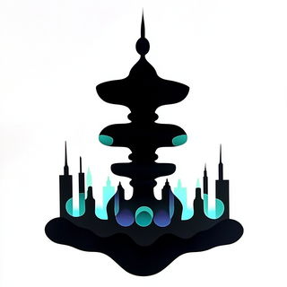 Vaporlead style, Midjourney V6.1: bold minimalist logo design for Istanbul city municipal services