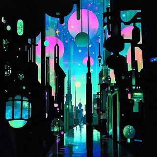 Vaporlead style, Midjourney V6.1: cinematic shot from sci-fi movie