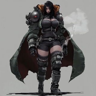Cobalt Carvehouse style, Midjourney V6.1: concept art character design of retropunk steam knight