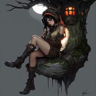 Cobalt Carvehouse style, Midjourney V6.1: retro fairy-tale illustration