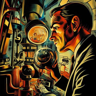 Sepia Etched Expeditions style, Midjourney V6.1: editorial illustration for popular scientific magazine cover