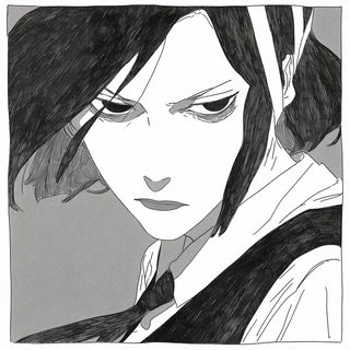 Megalithic Photomontage style, Midjourney V6.1: black-and-white manga comic strip