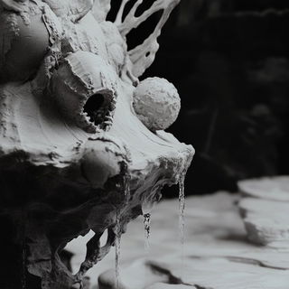 Pilgrim Nebula style, Midjourney V6.1: abstract 3D render