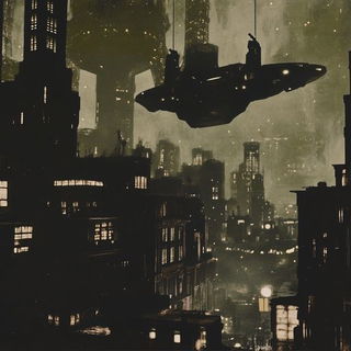 Sprocket Weather style, Midjourney V6.1: cinematic shot from sci-fi movie
