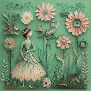 Washink style, Midjourney V6.1: traditional folk art