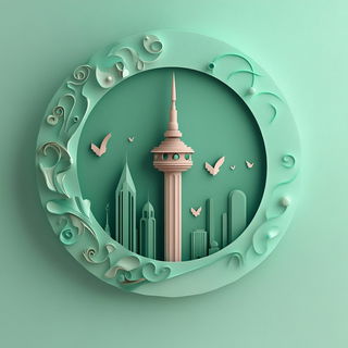 Washink style, Midjourney V6.1: bold minimalist logo design for Istanbul city municipal services