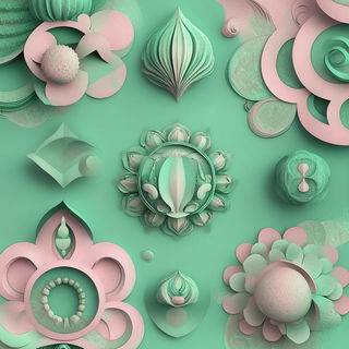 Washink style, Midjourney V6.1: creative pattern composition