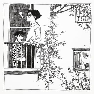 Draperigration style, Midjourney V6.1: black-and-white manga comic strip