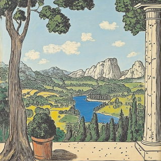 Draperigration style, Midjourney V6.1: classical 18th-century oil painting