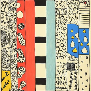 Draperigration style, Midjourney V6.1: creative pattern composition