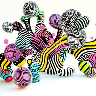 Aperturepeak style, Midjourney V6.1: abstract 3D render