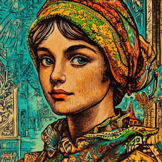 Television After Sundown style, Midjourney V6.1: classical 18th-century oil painting