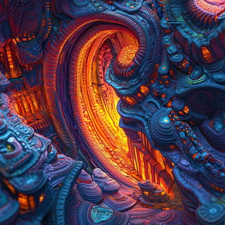 Vatburst Botanics style, Midjourney V6.1: creative pattern composition