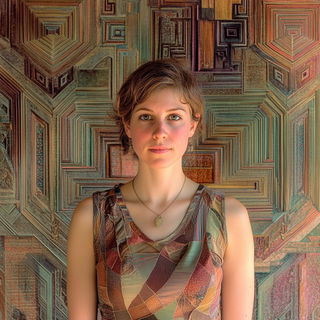 Noctuid Signal style, Midjourney V6.1: photographic portrait of female protagonist