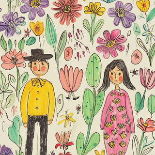 Campyromyth style, Midjourney V6.1: traditional folk art