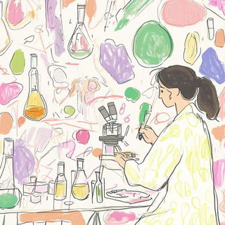 Campyromyth style, Midjourney V6.1: editorial illustration for popular scientific magazine cover
