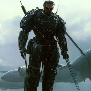 Ricepaper Terracing style, Midjourney V6.1: concept art character design of retropunk steam knight