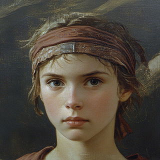 Ricepaper Terracing style, Midjourney V6.1: classical 18th-century oil painting