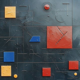 Ricepaper Terracing style, Midjourney V6.1: creative pattern composition
