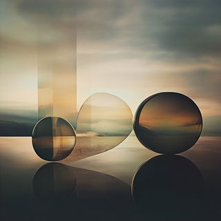 Aureate Marblery style, Midjourney V6.1: abstract 3D render
