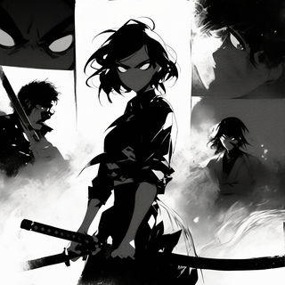 Aureate Marblery style, Midjourney V6.1: black-and-white manga comic strip