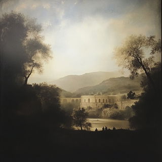 Aureate Marblery style, Midjourney V6.1: classical 18th-century oil painting
