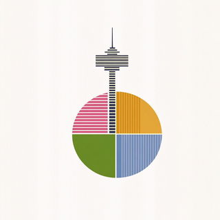 Letterpress Solar Arcade style, Midjourney V6.1: bold minimalist logo design for Istanbul city municipal services