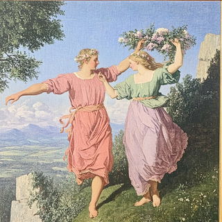 Letterpress Solar Arcade style, Midjourney V6.1: classical 18th-century oil painting