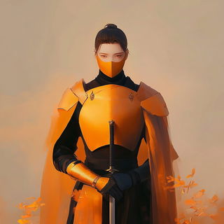 Inkstone Ammonite style, Midjourney V6.1: concept art character design of retropunk steam knight