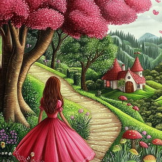 Puppetglow style, Midjourney V6.1: retro fairy-tale illustration