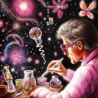 Puppetglow style, Midjourney V6.1: editorial illustration for popular scientific magazine cover