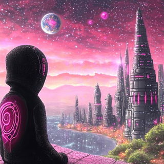 Puppetglow style, Midjourney V6.1: cinematic shot from sci-fi movie