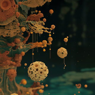 Pedimentype style, Midjourney V6.1: abstract 3D render