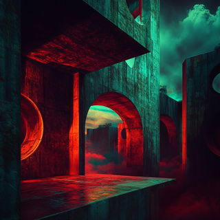 Cream Gaze style, Midjourney V6.1: abstract 3D render