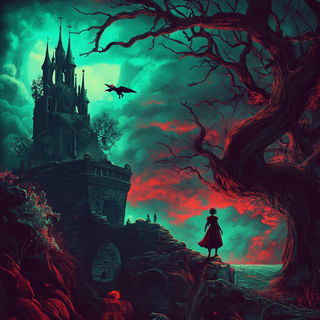 Cream Gaze style, Midjourney V6.1: retro fairy-tale illustration