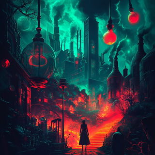 Cream Gaze style, Midjourney V6.1: editorial illustration for popular scientific magazine cover
