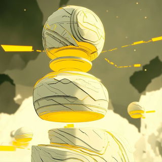 Swellcut style, Midjourney V6.1: abstract 3D render