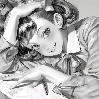 Gargoyle Gearbook style, Midjourney V6.1: black-and-white manga comic strip