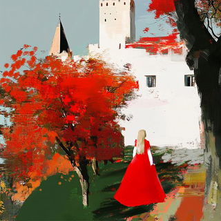 Pyrrole Shadow Cantata style, Midjourney V6.1: retro fairy-tale illustration