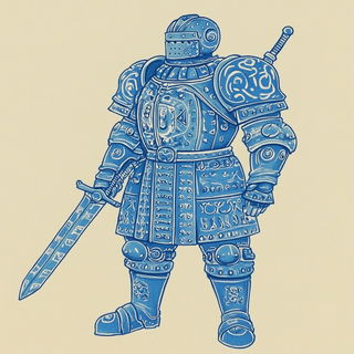 Vapourkin style, Midjourney V6.1: concept art character design of retropunk steam knight