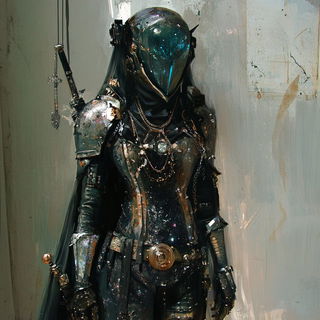 Topographic Carnival style, Midjourney V6.1: concept art character design of retropunk steam knight
